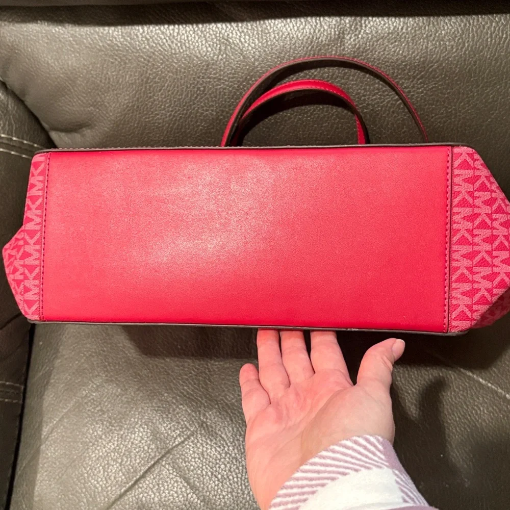 Michael kors Marlyn dark raspberry medium tote